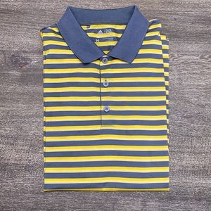 Adidas Polo Golf shirt Gray & Yellow